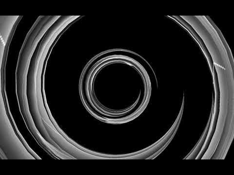 Club visuals 1209 - Twirling B&W Lines VJ Loop