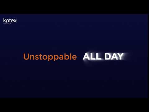 Kotex® Soft & Smooth Overnight - Unstoppable