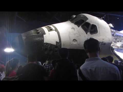 Guided tour of the Atlantis Space Shuttle orbiter at Kennedy Space Center, 3 March 2020