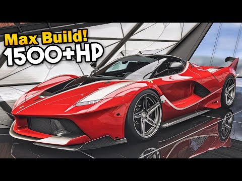 Thumbnail for Forza Horizon 5 Car Customization - 1500+HP Ferrari FXX K by Ferrari FXX, Ferrari, Nissan GT-R, Toyota, ZiL, BMW, video, Car, video f, Nissan, vide, Toyota Supra