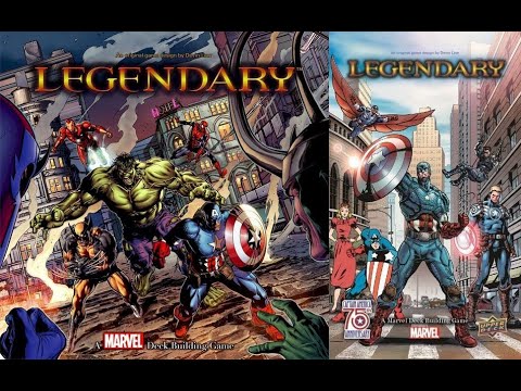Dad vs Daughter - Legendary: A Marvel Deck Building Game - Captain America 75th Anniversary