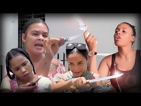 The conflict continues in the neighborhood with these women. The ex and the new girlfriend.