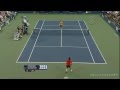 US Open 2009: Roger Federer's Incredible Between the Legs Shot against Novak Djokovic HD