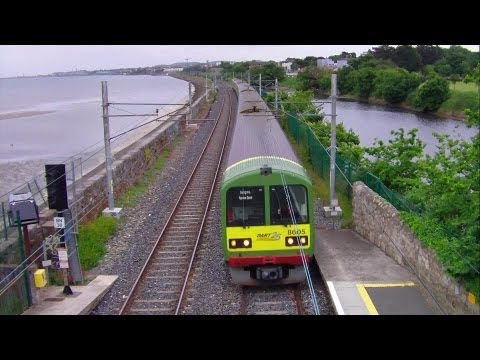 Dart Train number 8605 - Booterstown Station, Dublin