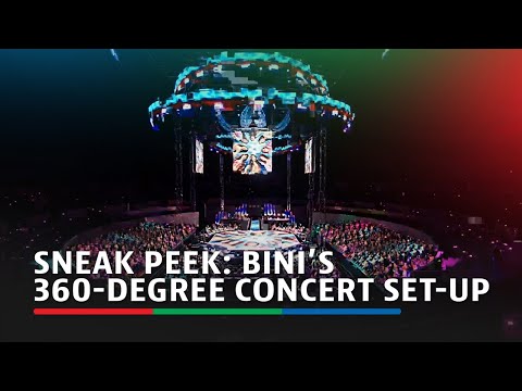 BINI’s 360-degree Concert Set-up