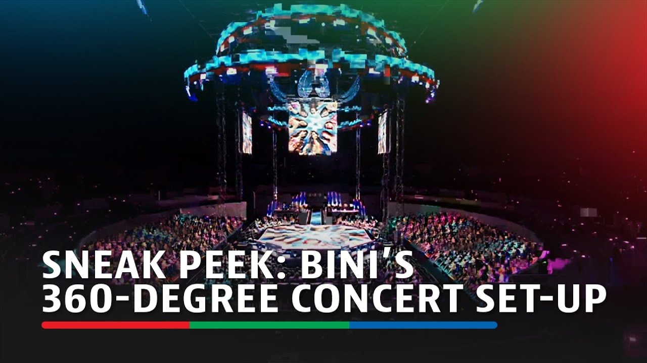 BINI’s 360-degree Concert Set-up