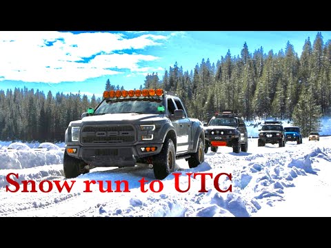 Snow run to Uncle Toms Cabin