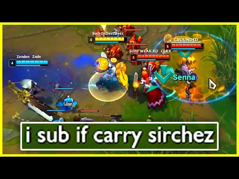 I played Singed Bot and my team put money on my carrying skills