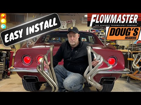 Easy C3 Corvette Exhaust Installation - Doug's Headers with FlowMaster Exhaust.