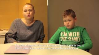 Barcelona Neuroinstitute Neurosurgery at Teknon Medical Center Statements of Sasha's mother