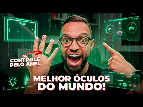 Esse é o MELHOR ÓCULOS do MUNDO! (Tela Invisível, ChatGPT, Tradução, IA e muito mais!)