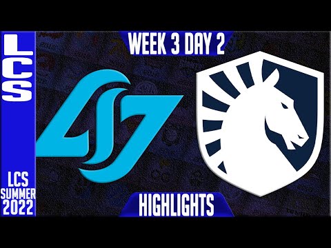 CLG vs TL Highlights | LCS Summer 2022 W3D2 | Counter Logic Gaming vs Team Liquid