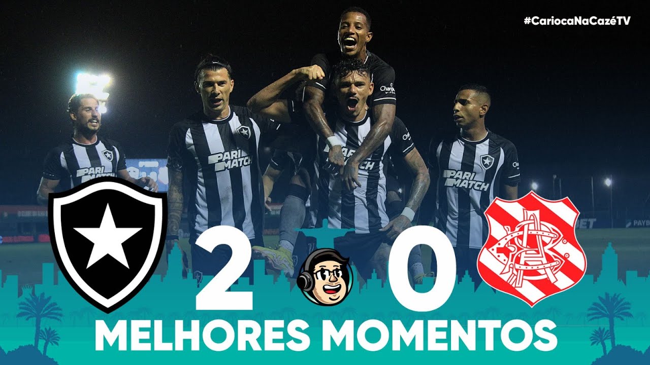 VÍDEO | Gols e melhores momentos da vitória do Botafogo sobre o Bangu por 2 a 0