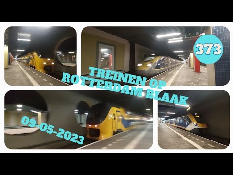 Compilatie: Treinen op Station Rotterdam Blaak 09-05-2023 | Treinen #373