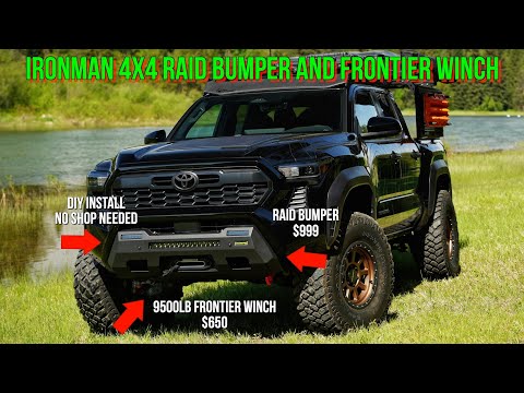 Ironman 4x4 Raid Winch Bumper DIY Install on a 2024 Toyota Tacoma