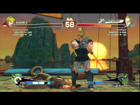 tropical_zone [Ken] Vs BroEight [Abel] SSF4 AE Japanese Online Ranked Matches - PSN
