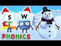 Alphablocks Musical Christmas Special Learn To Spell Snowman Phonics For Kids
