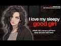 ᡣ𐭩 F4F ᡣ𐭩 Soft Mommy Girlfriend Helps Her Good Girl Fall Asleep Cozy Rain Heartbeat ASMR R
