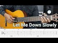 Let Me Down Slowly – Alec Benjamin - Fingerstyle Guitar Tutorial + TAB & Lyrics