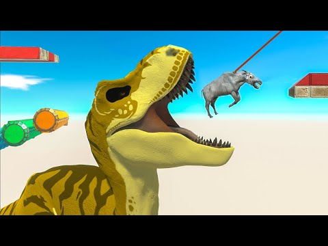 RuN QUICK or SpiKE will FALL on YOU, Get Hook to CroSS Other SidE - Animal Revolt Battle Simulator