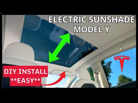Electric Sunshade for Tesla Model Y (Full Walkthrough + Step-by-Step Guide)