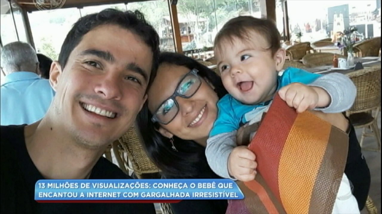 13 milhões de visualizações: conheça o bebê que encantou a internet com gargalhada irresistível