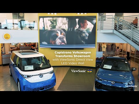 Car Dealership’s Creativity Shines Bright with Huge ViewSonic Direct View LED Display