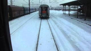 preview picture of video 'Ankuppeln Speisewagen und E-Lok in Węgliniec (Polen)'