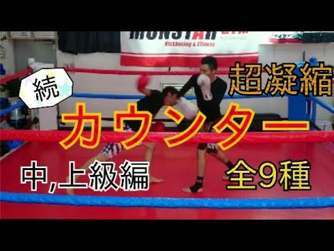 ボクシング【カウンター、受け返し】 (vol.2)全9種(中～上級編)実践のみ
