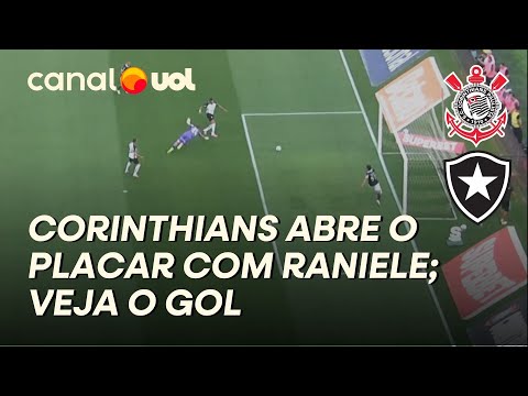 CORINTHIANS 1 x 0 BOTAFOGO: RANIELE ABRE O PLACAR APÓS ERRO INCRÍVEL NA SAÍDA DE BOLA; VEJA GOL
