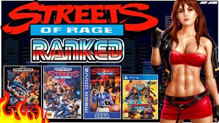 Streets of Rage - Every Game Ranked from Worst - Best #streetsofrage #retrogaming #retrogames