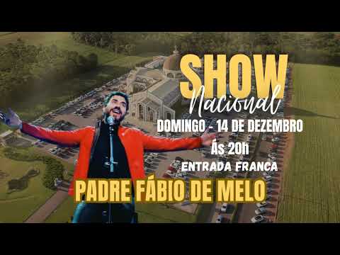 Show Nacional Gratuito com @PadreFábiodeMeloOficial Coloque na sua agenda dia 14 de Dezembro às 20h.