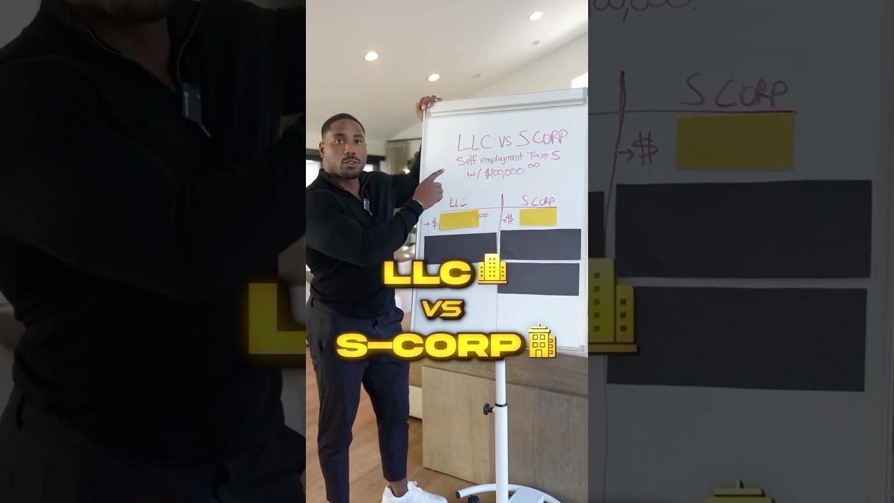 Why S-corp is better than LLC⁉️ [Save 💵]