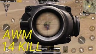 PUBG MOBİLE | KOR/JAP SUNUCUSU | MİRAMAR/ÇÖL HARİTASI | KOLAY BİRİNCİLİK | 14 KILL