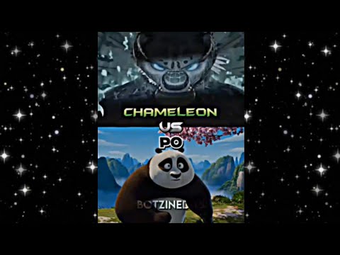 Chameleon Vs Kung Fu Panda #edit #viral #song