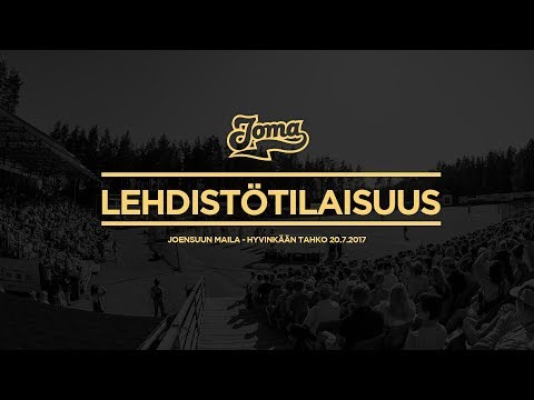 Lehdistötilaisuus | Joensuun Maila - Hyvinkään Tahko 20.7.2017
