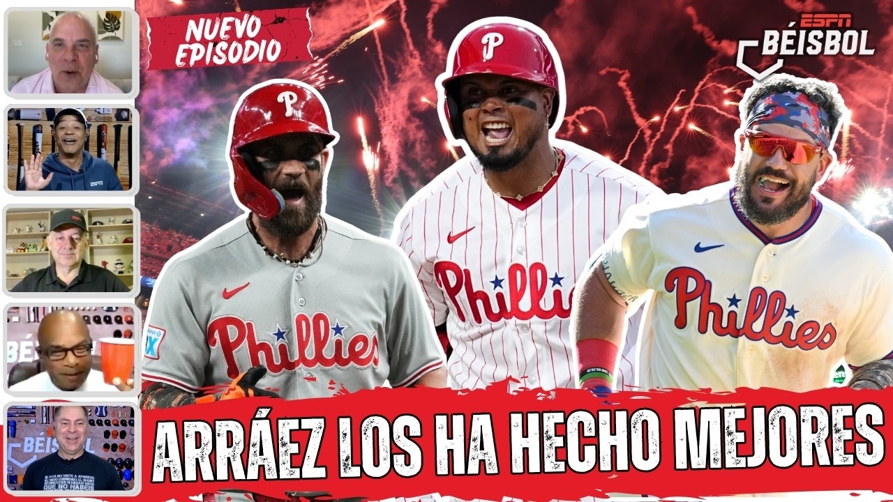 LUIS ARRÁEZ ha sido cambio MÁS IMPACTANTE, pero no por NÚMEROS. Hace MEJOR a PHILLIES | ESPN Beisbol