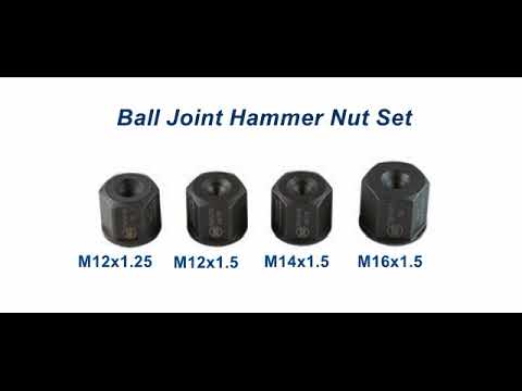 Assenmacher ASTTM20194 Ball Joint Hammer Nut 4 Piece Set