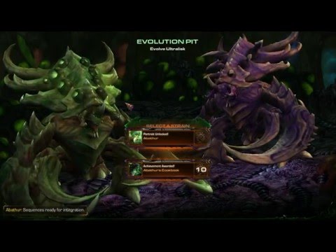 StarCraft II: Heart of the Swarm (Evolution Mission) Ultralisk