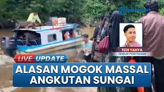 Solar Sulit dan Mahal, Pemilik Kapal Angkutan Sungai Kubu Raya-Teluk Batang Mogok Massal