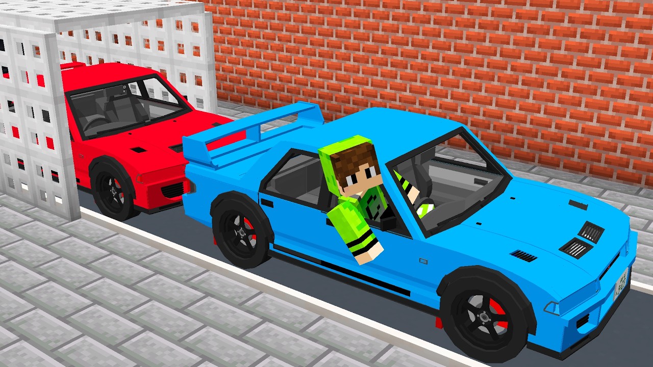 CRIEI UMA FÁBRICA DE CARROS NO MINECRAFT