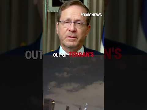 Israel's president sends message to rest of the world #shorts #israel #iran #foxnews #news #us