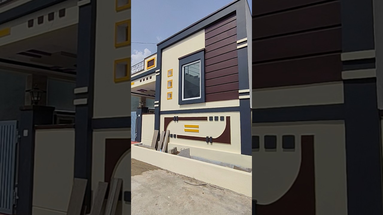 West Facing Elevation Design 👌✅ #elevation #design