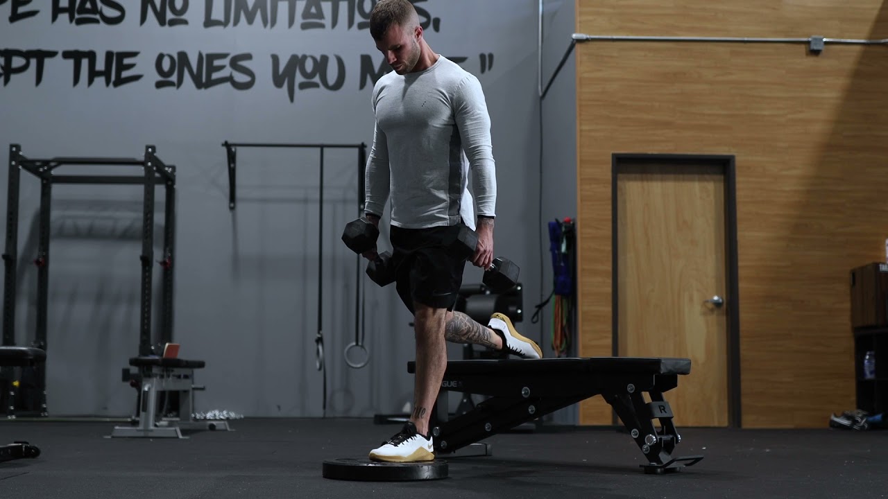 Front-Foot-Elevated Bulgarian Split Squat