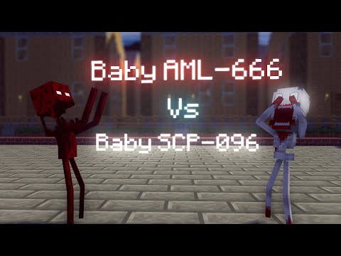 Baby SCP-096 Vs Baby AML-666 - Minecraft Animation