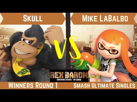 Rex Baron 12 Winners Round 1 - Skull (Donkey Kong) Vs. Mike LaBalbo (Inkling)
