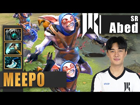 Meepo Mid | SR.Abed | THE BEST MEEPO PLAYER ABED 1ST TRY 7.33 NEW MEEPO | 7.33 Gameplay Highlights