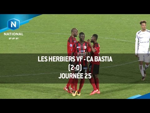 J25 : Les Herbiers VF - CA Bastia (2-0), le résumé