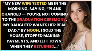 "MY NEW WIFE TEXTED ME THAT MORNING: “DON’T COME TO THE GRADUATION CEREMONY. MY DAUGHTER ONLY WANT..