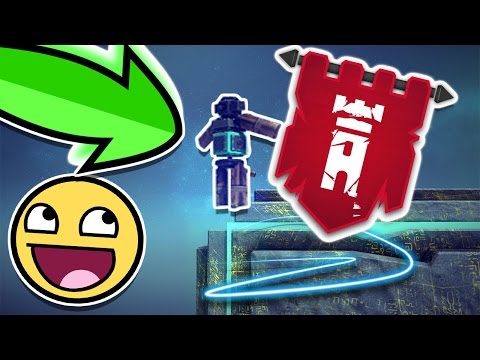 Besiege Funny Moments (#1) Ultimate Wingsuit Glide!